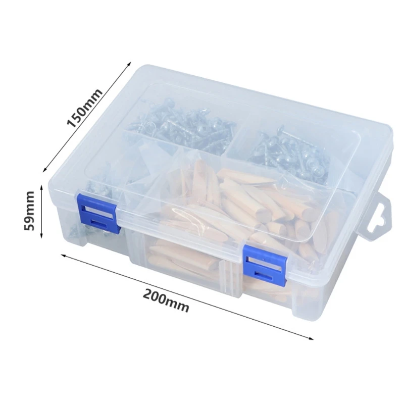

402pcs Pocket Hole Jig Self-tapping Screws Kit Fine Coarse Thread Wood Screw Woodworking Tools