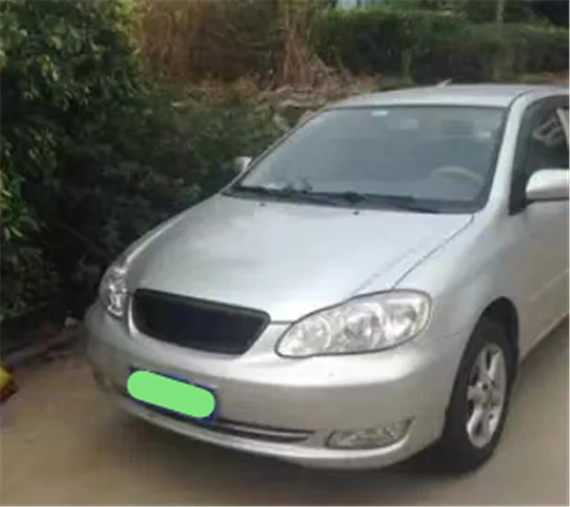 Использование для Toyota Corolla EX racing grills 2004-09 год Глянцевая углеродная волоконная арматура Передняя Центральная гоночная решетка крышка аксессуары