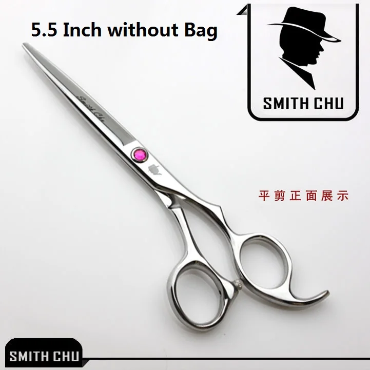 LZS0004 no bag 55 6," Smith Chu ножницы для стрижки волос высокого качества Парикмахерские филировочные ножницы японская сталь 440C парикмахерские ножницы набор LZS0077 - Цвет: LZS0004 no bag 55