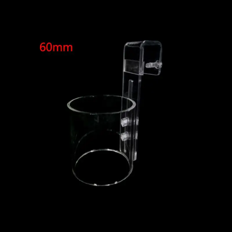 

New Portable Fish Feed Ring Fish Tank Feeder Feeding Circle Transparent Acrylic Anti-scattering Feeders