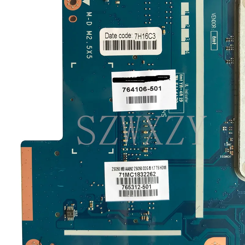 Excellent For HP 15-R Laptop Motherboard SR1EF I5-4210U 820M 2GB DDR3 764106-501 764106-001 764106-601 LA-A992P 100% Working | Компьютеры