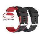 Ремешок силиконовый для Samsung Galaxy Watch 3 Band, спортивный браслет для Huawei Watch GT 2, 20 мм 22 мм 41 мм 45 мм