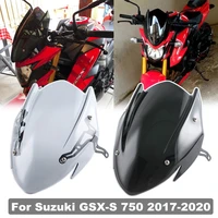 for suzuki gsx s750 gsxs750 gsxs 750 2017 18 2019 2020 2021 windscreen windshield deflector with bracket motorcycle accessories