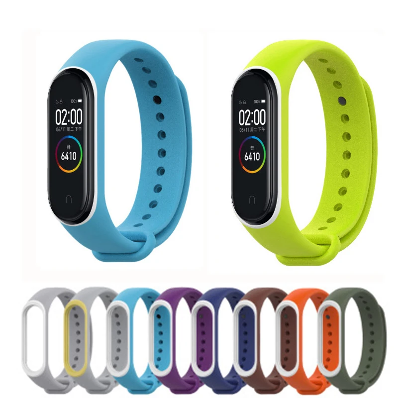 Ремешок для часов XIAOMI MI Band 4 резиновый мягкий сменный Браслет 3 | Наручные часы