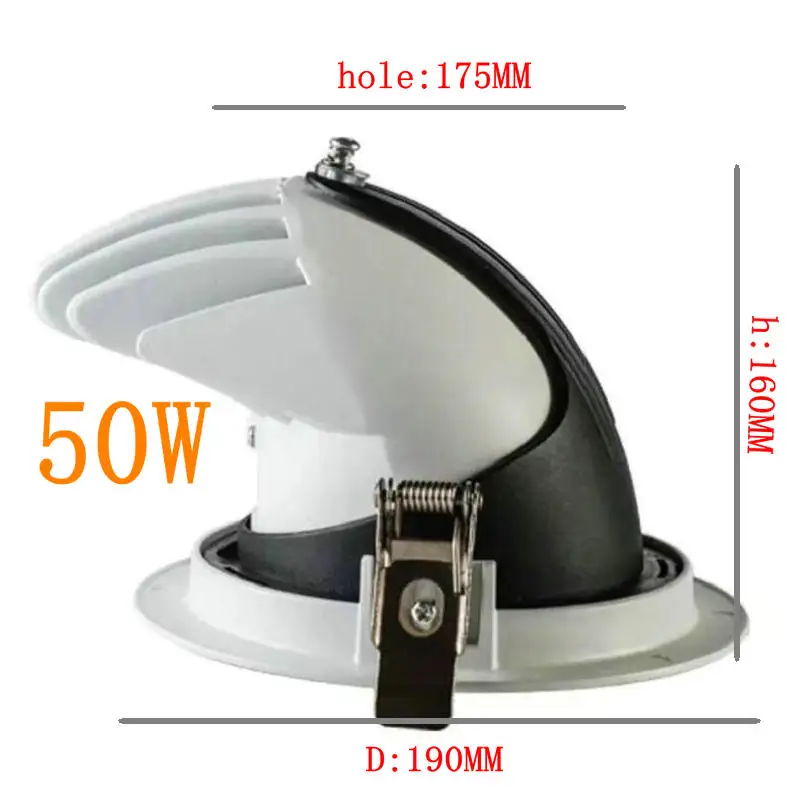 Встраиваемая потолочная светодиодная лампа 4 шт. точечный светильник с COB