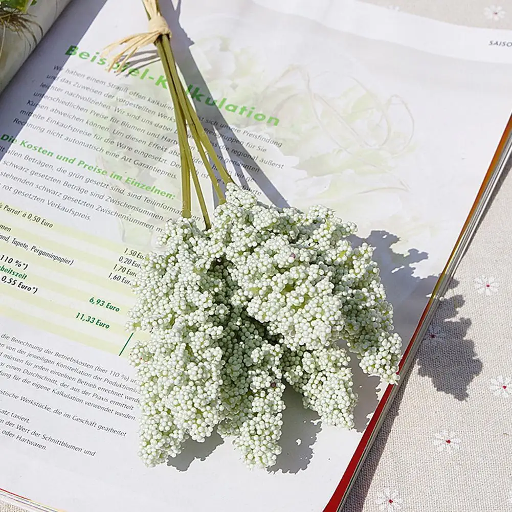 6 шт. Искусственные цветы гранулы Лавандовая пена для домашнего цветочного