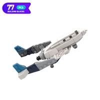 moc technical spaceship the first passenger space shuttle module space creativitying building blocks educational toy gift