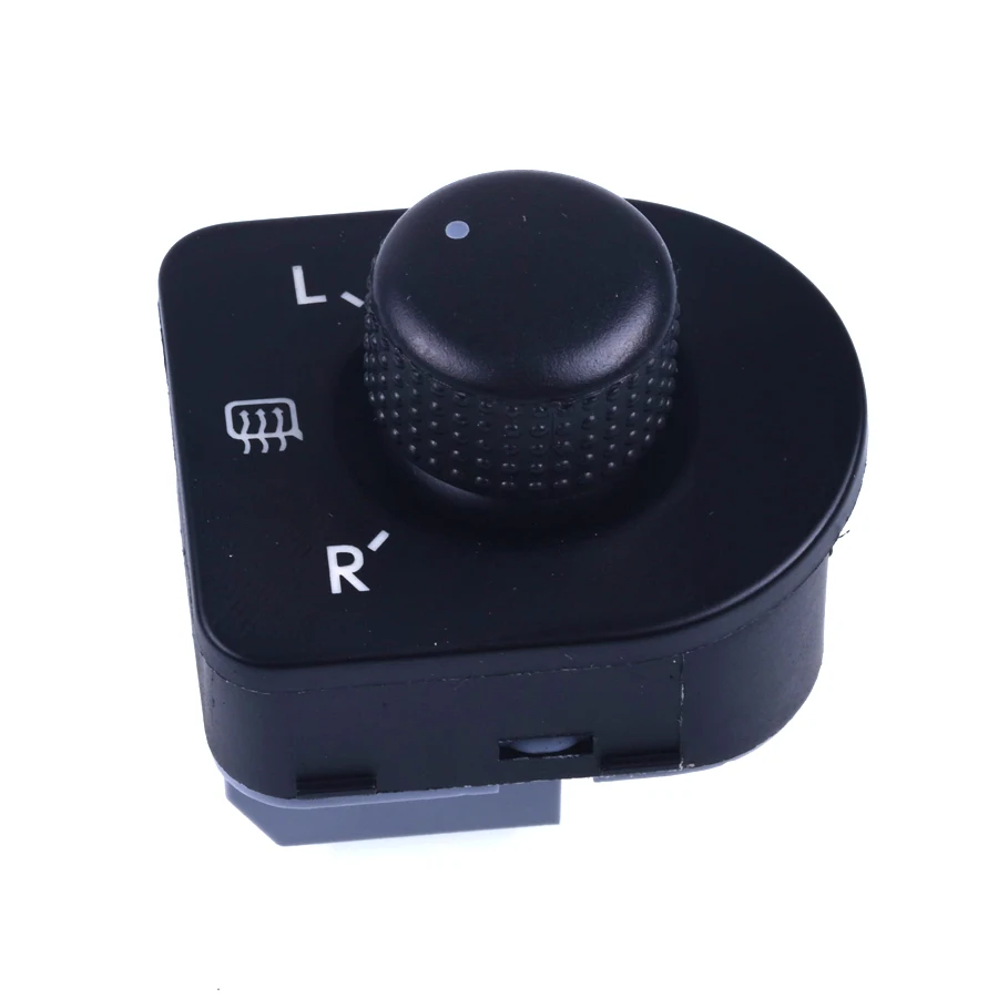 Автомобильная ручка переключателя бокового зеркала черная контроля тепла для