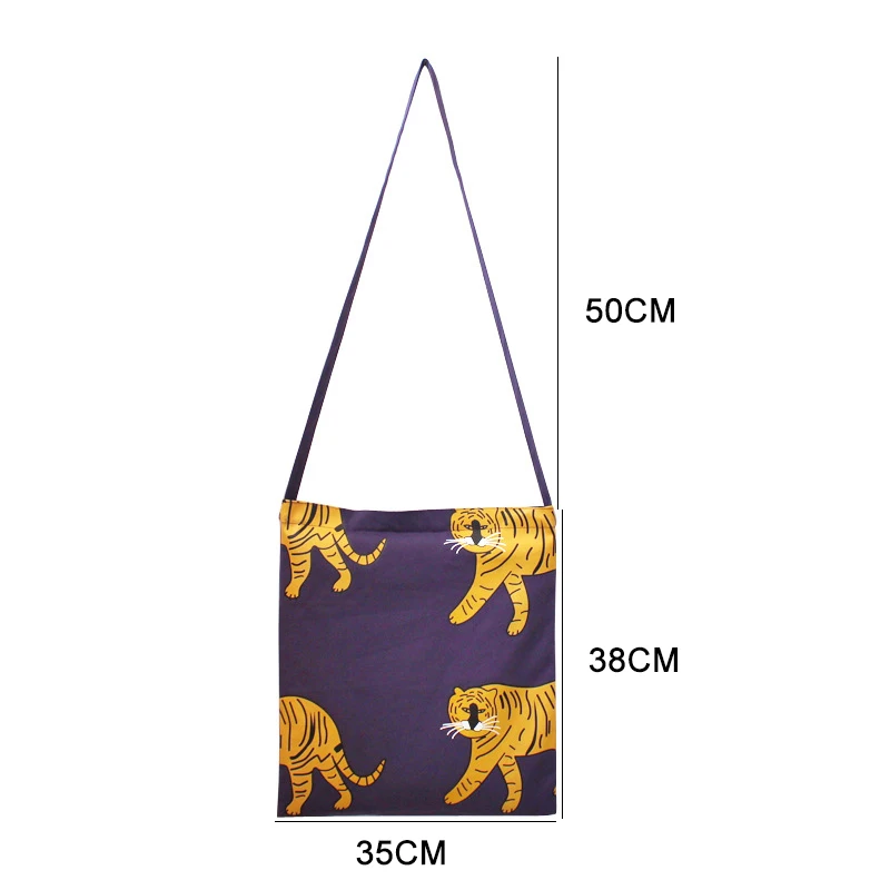 Youda корейский новый пакет мультфильм рисунок принт женские холщовые сумки
