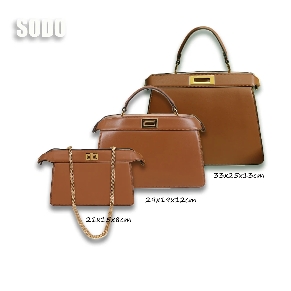 

2021New Professional Woman's Commuting Bag Kitten Bag Genuine Leather One Shoulder Cross Carry Accordion Bag