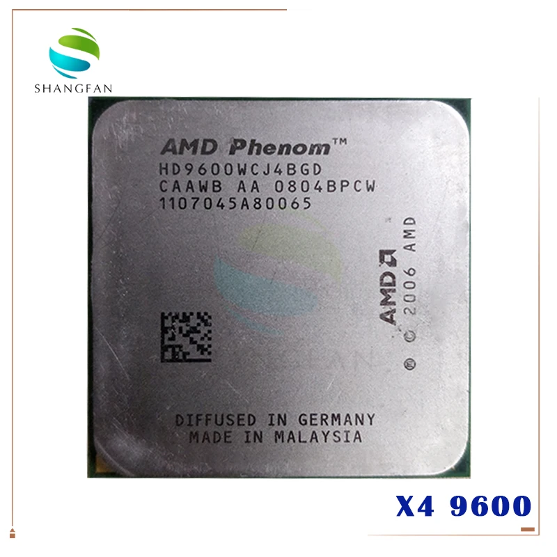 Четырехъядерный процессор AMD Phenom X4 9600 для настольного компьютера 2 3 ГГц HD9600WCJ4BGD