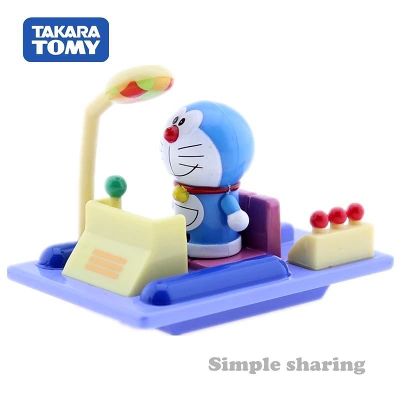 Takara Tomy Dream Tomica Ride On R04 Doraemon X Time Machine Модель Kit Jingle робот Игрушечная машина литая