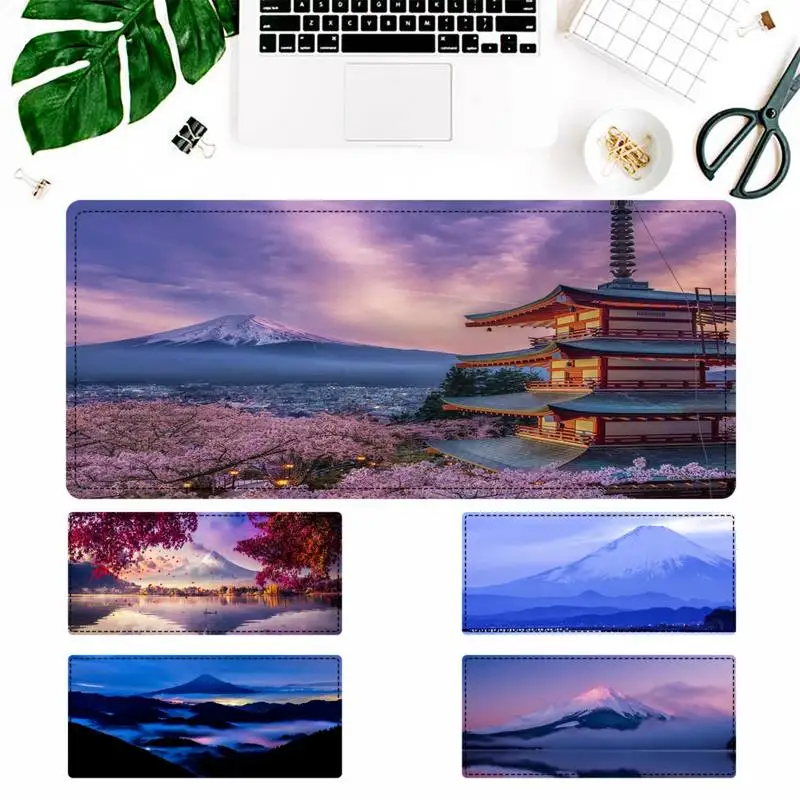 

Rubber Anime Japan Mount Fuji mountain Gaming Mouse Pad Gamer Keyboard Maus Pad Desk Mouse Mat Game Accessories For Overwatch
