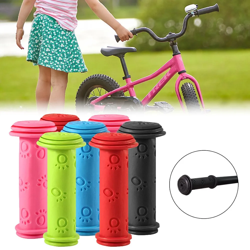 

Rubber Bike Bicycle Handle Bar Grips Tricycle Scooter Handlebar For Kids Child Durable Soft Non-slip Handlebar Cover