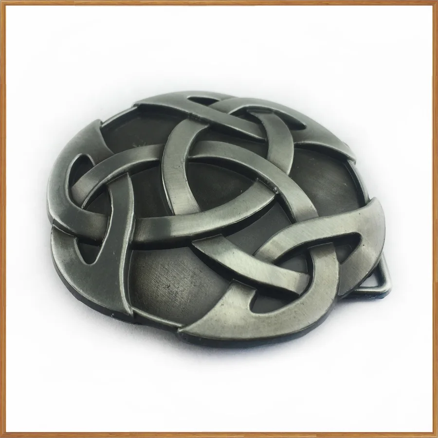 BuckleClub zinc alloy western celtic knot belt buckle cowboy jeans gift FP-03391 pewter finish drop shipping | Дом и сад