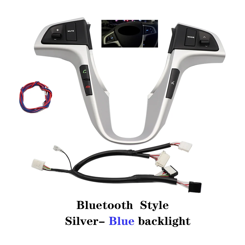 Кнопка рулевого колеса с Bluetooth для Hyundai VERNA SOLARIS кнопка управления громкостью
