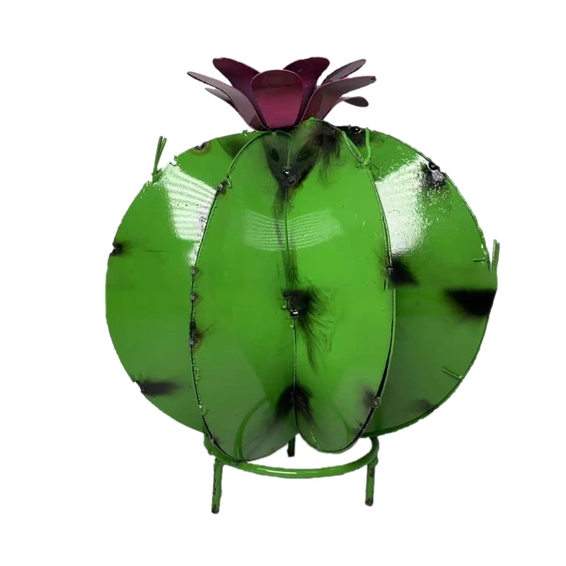 

Скульптура кактуса, деревенская ручная роспись своими руками, мексиканское металлическое искусство, Агава, растение, садовый двор, Художес...