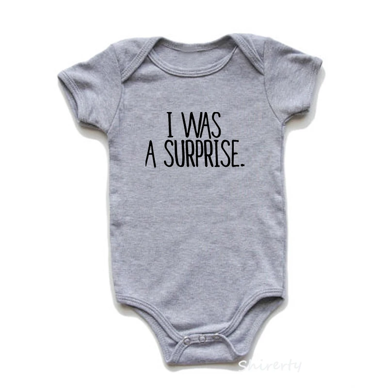 Я планировал и был сюрпризом боди для новорожденных мальчиков девочек хлопковые