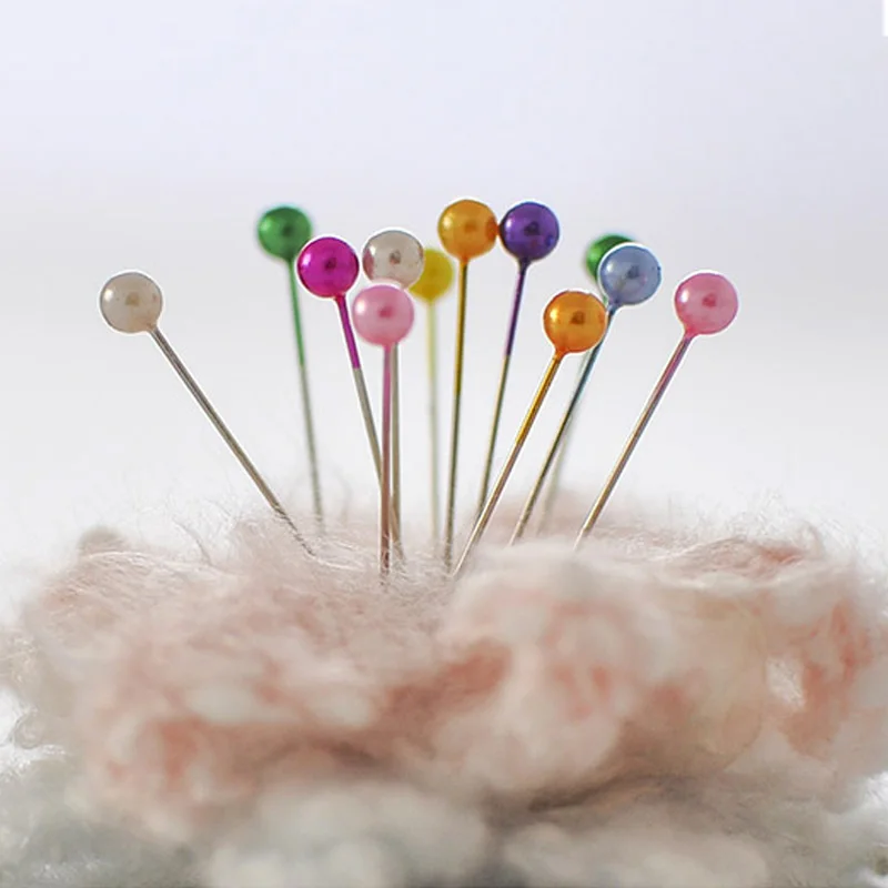 100 шт./компл. 36 мм перламутровая игла с круглой головкой одёжная булавка швейные