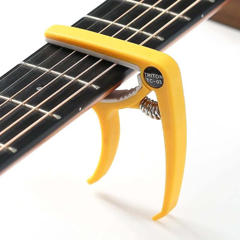 beste capo für akustische klassische elektrische gitarre ändern tuning clamp key metall gitarre capo musical instrumente zubehör free g