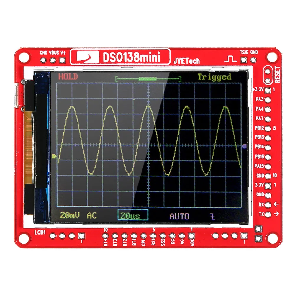 JYE Tech DSO138 Мини цифровой осциллограф DIY Kit запчасти SMD предварительно припаянный