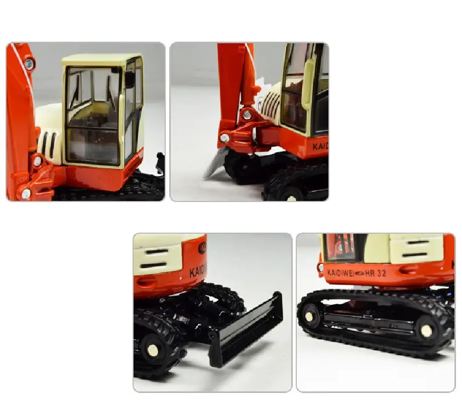 

Toy car 1:50 all alloy toy engineering crawler grabber model engineering vehicle simulation construction vehicle