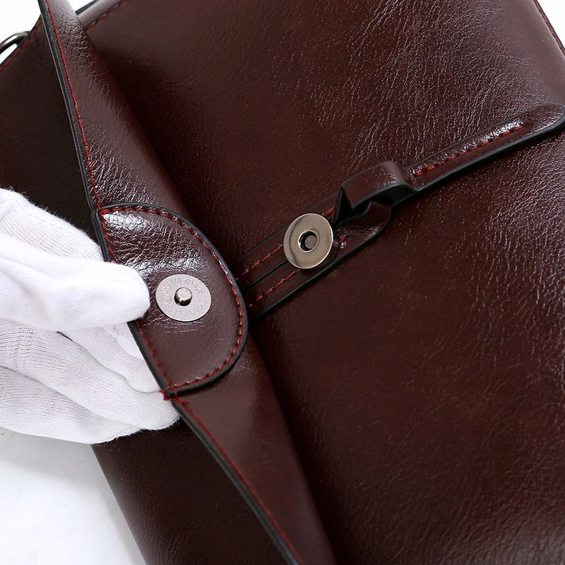 Женский клатч простая черная сумка-мессенджер из искусственной кожи