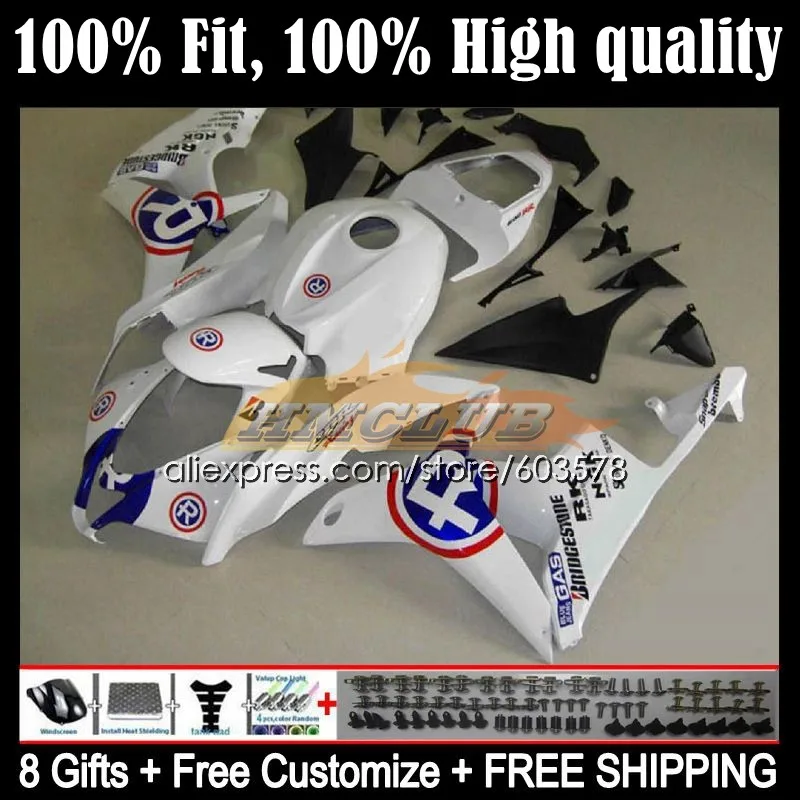 

Injection For HONDA CBR600 RR CBR600RR Body 84CL.06 CBR 600 RR CC 600F5 600RR F5 07 08 CBR600F5 2005 2006 Fairings Blue R