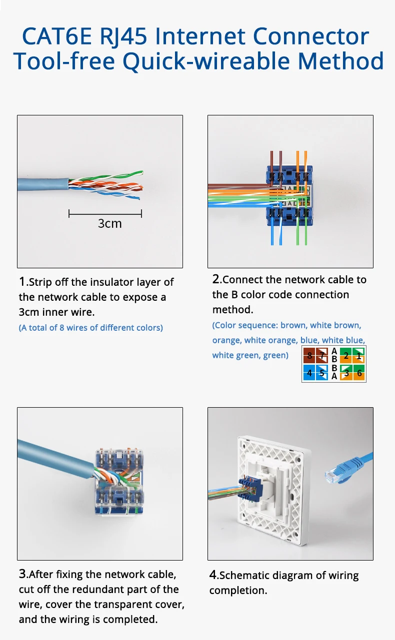 Coswall с украшением в виде кристаллов Стекло Панель двойной CAT6E RJ45 интернет-разъем