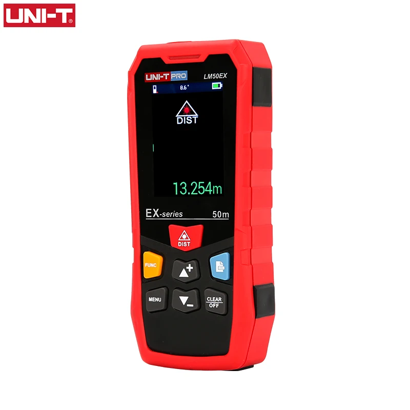 UNI-T 50 м 70 м 100 м ручной лазерный дальномер цветной экран LM-EX дальномер лазерный дальномер измеритель уровня Trena Digital
