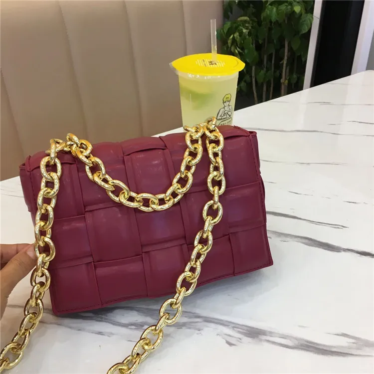 

Purse Women Knitting Messenger Handbag Party Women Underarm Bags Pu Leather Purses and Handbags Luxury Designer