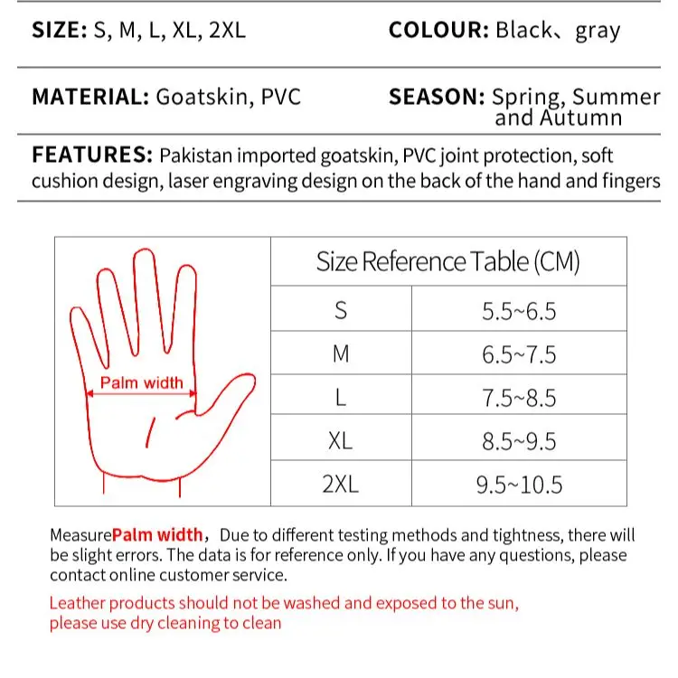 Мотоциклетные Перчатки VTG кожаные перчатки из козьей кожи с сенсорным экраном в