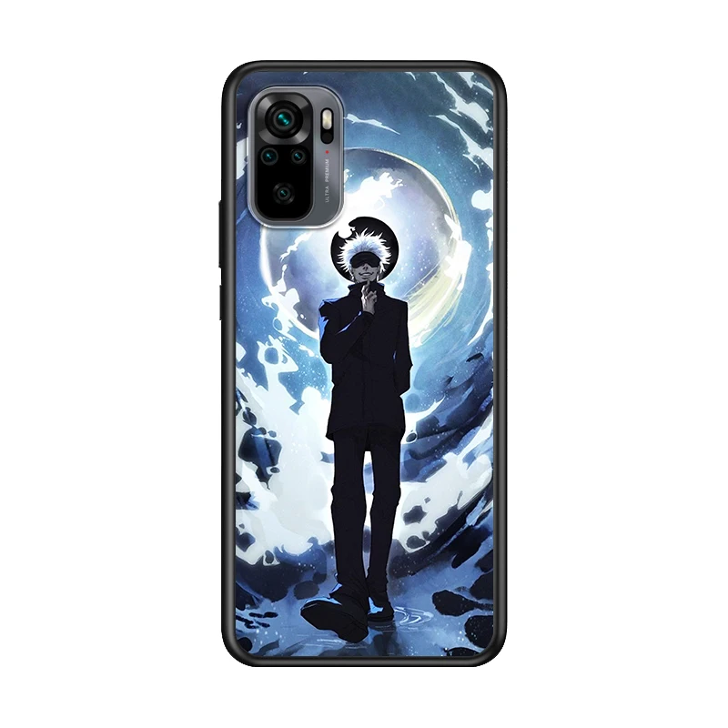 

Jujutsu Kaisen Satoru Gojo for Xiaomi Redmi Note 10 10S 9 9T 9S 9Pro Max 8T 8Pro 8 7 6 5 Pro 5A 4X 4 Soft Black Phone Case