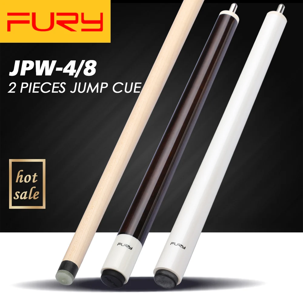 Fury бильярдный прыжок кия JPW 4/8 13 мм наконечник 107 см Длина Профессиональный Канадский кленовый лес биллард прыжок кия набор экономичный