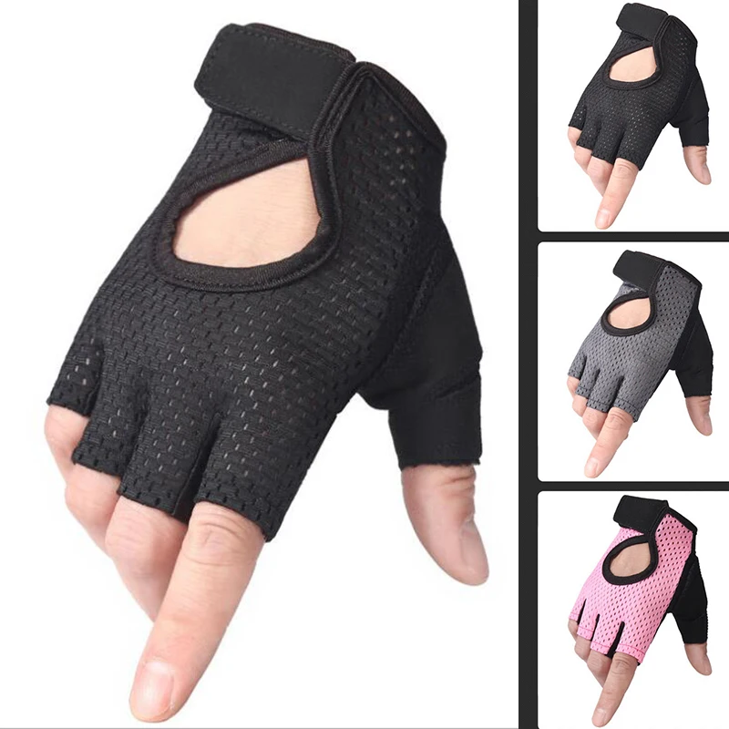 

T Mesh Spring And Summer Sun Protection Half Finger Gloves Men And Women Fashion Non-slip Breathable Riding Fishing Gloves