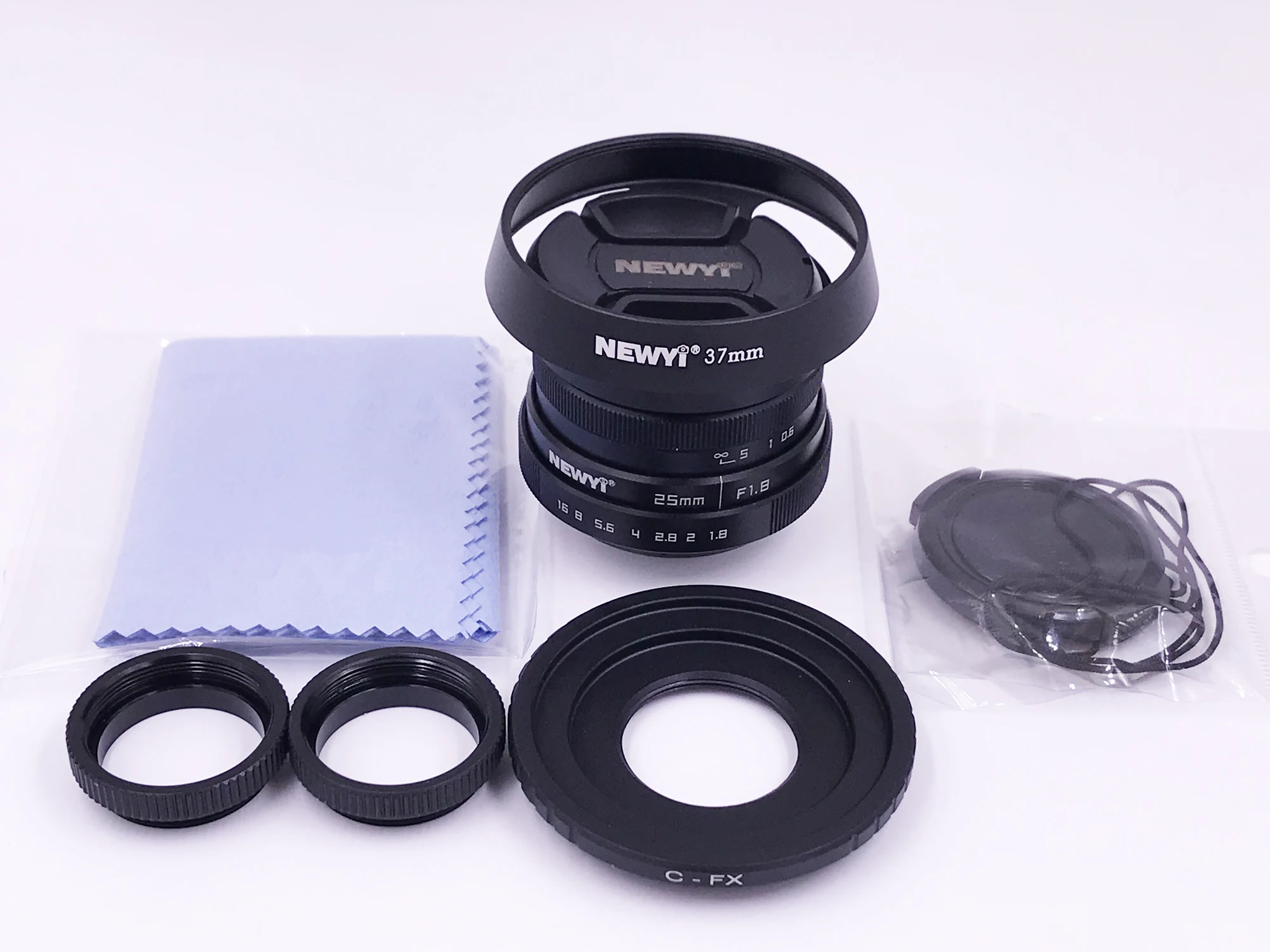 Мини объектив 25 мм F1.8 APS C с ручным фокусом для камеры видеонаблюдения canon eosm nikon1 sony