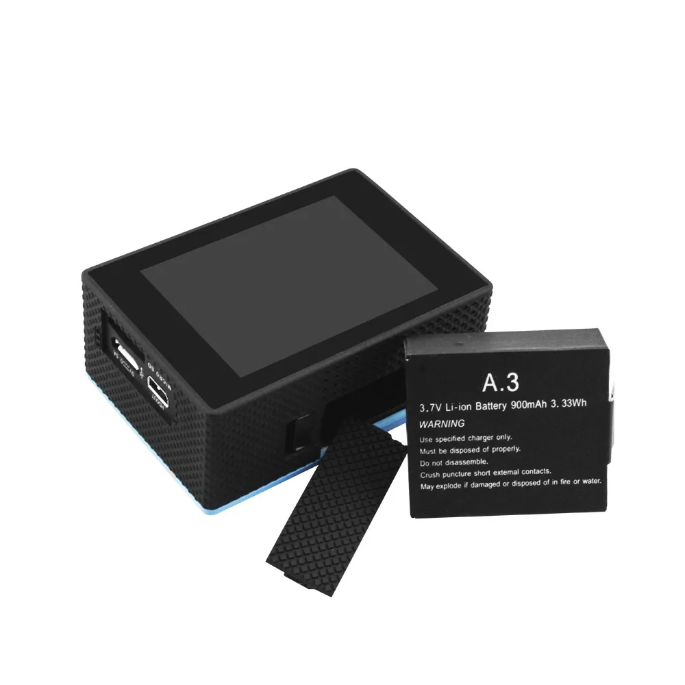 Камера Actioncamera Ultra HD 4K WiFi 1080P/60fps 2 0 LCD 170D камера для шлема Водонепроницаемая