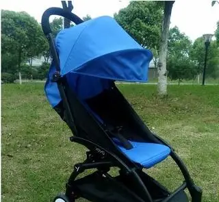 blue Текстильный капюшон детская коляска yoya козырек от солнца для подушки для детских колясок babyzen yoyo коляски коврик навес щит poussette-Свадебные украшения - Цвет: blue