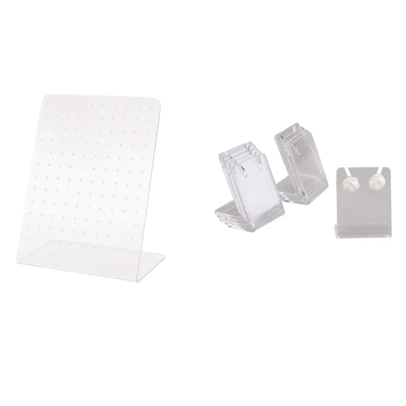 

11 x Showcase Display Stand Earring with Jewelry Shelf Display Rack Stand L Shape