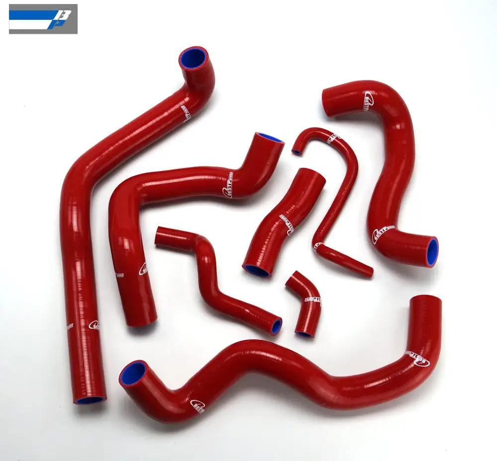

Silicone Radiator Hose red / Pipe For BMW MINI 1.6 Turbo R56 2006 - 2012 black