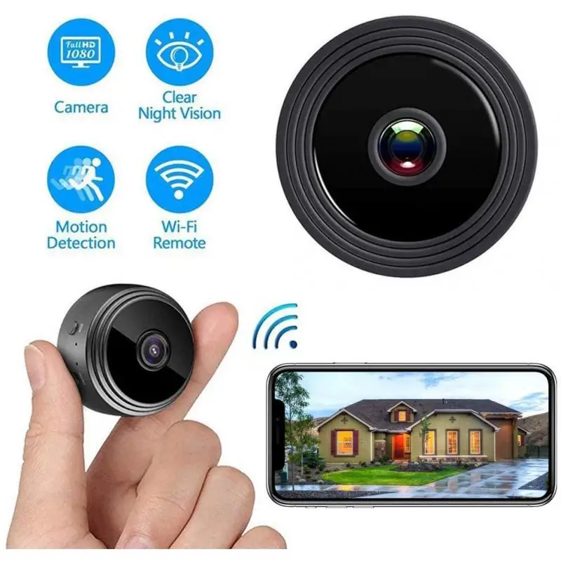 Мини-камера видеонаблюдения A9 Full HD 1080P Wi-Fi | Электроника