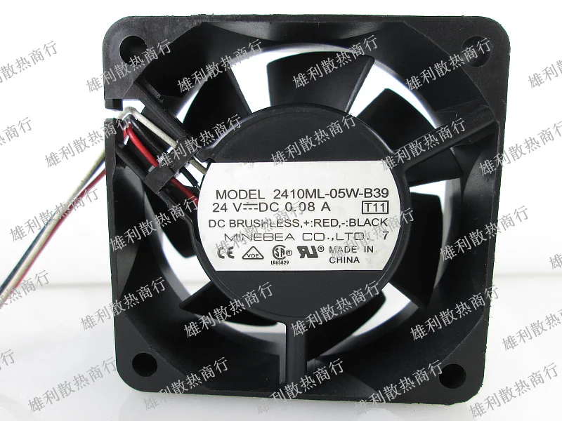 

Новый 2410ML-05W-B39 24V 0.08A 6 см 6025 3 провода защиты электродвигателя Вентилятор охлаждения