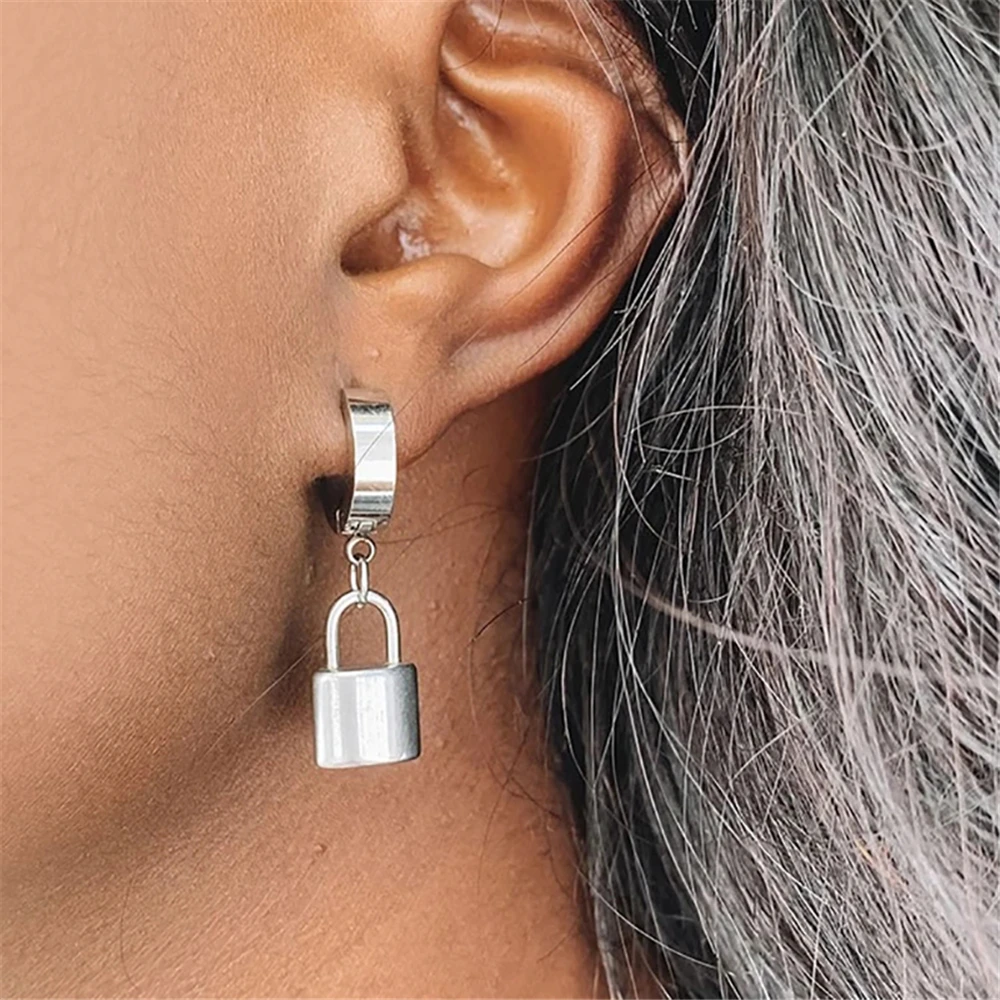 Набор простых серьг-подвесок bls-miracle с гладким замком для женщин модные новые