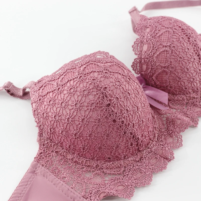 Beauwear мягкий пуш ап женский бюстгальтер нейлон спандекс кружева Emboridery плюс размер
