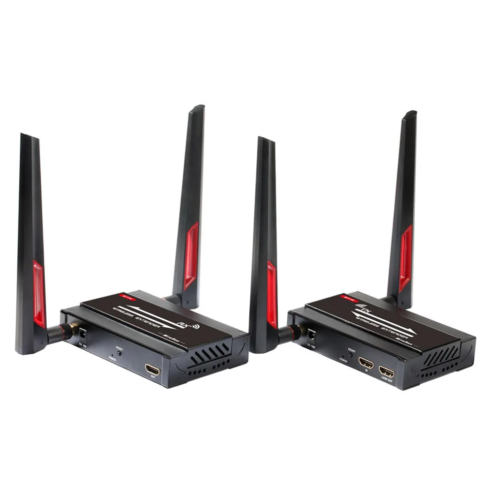 MiraBox 1080P беспроводной HDMI удлинитель 200 м передатчик приемник с поддержкой петли и