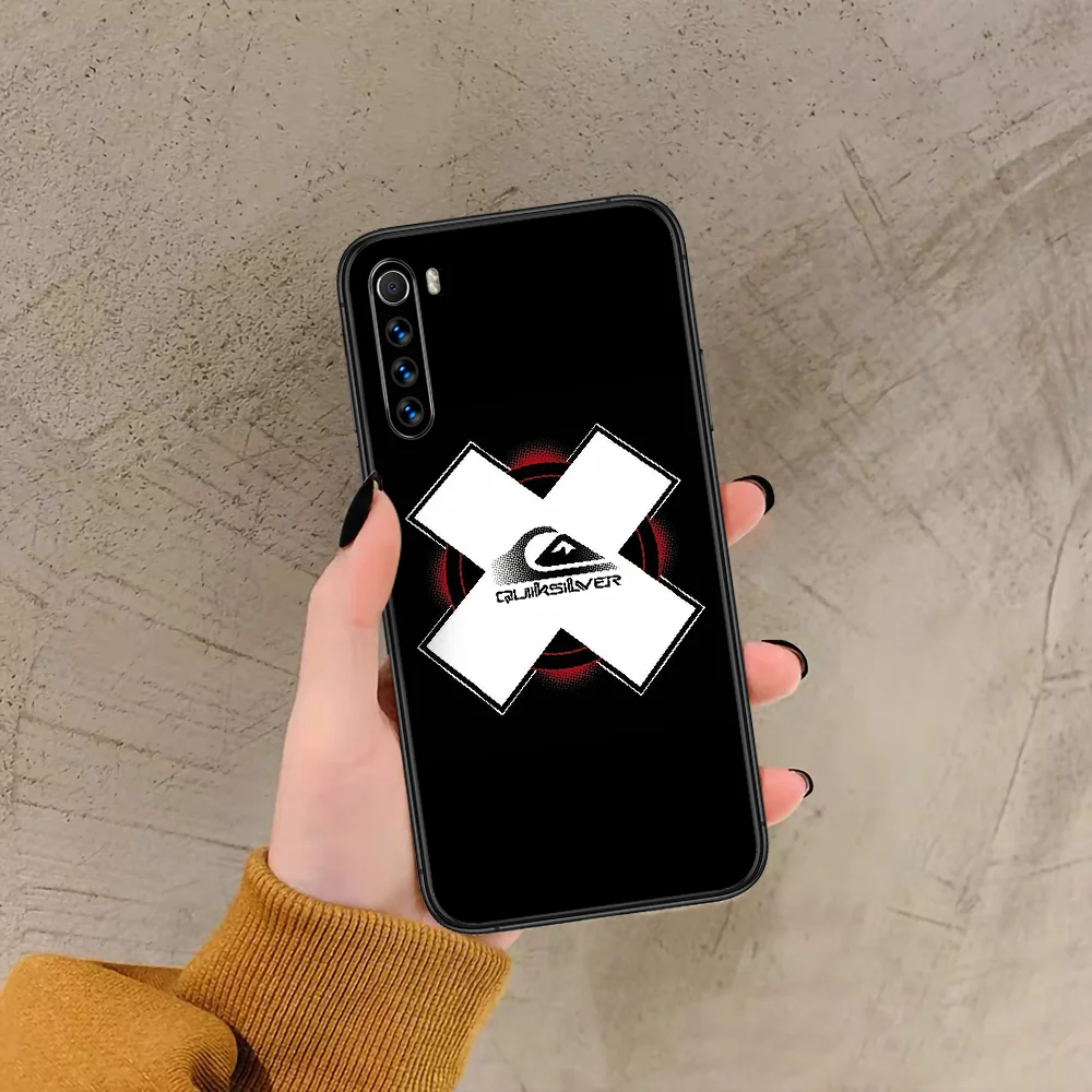 

Surfing Skateboard Quiksilvers Phone Case For Xiaomi Redmi Note 7 8 8T 9 9S 4X 7 7A 9A K30 Pro Ultra black Hoesjes Trend Shell