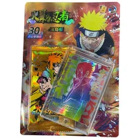 naruto cards letters paper card letters rare golden ssp games children anime character collection kids gift playing card toy