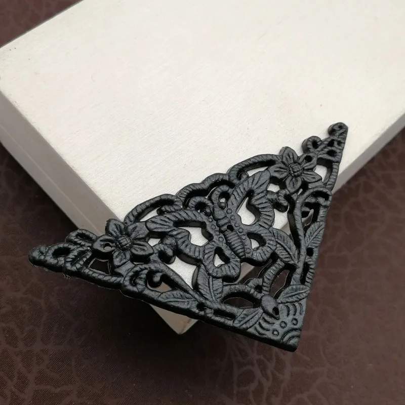 12x Современная черная декоративная подарочная коробка для ювелирных изделий