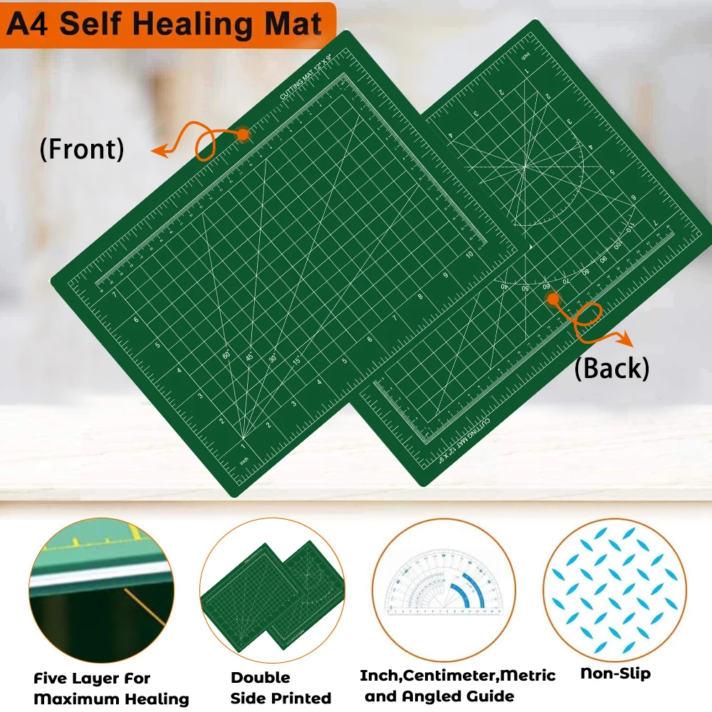 A3 A4 ПВХ разделочный коврик доска гравировка Жесткий прочный рукописный для резки