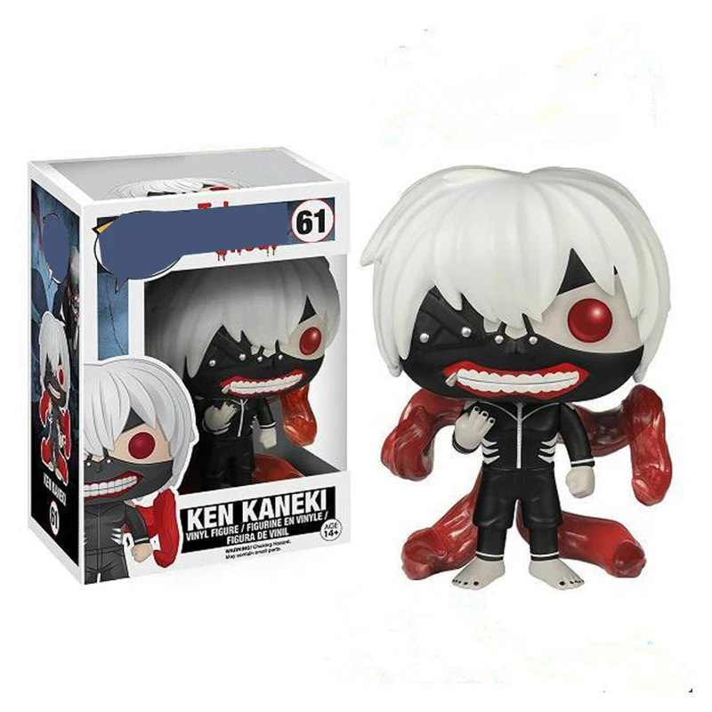 

Anime Figure Tokyo Ghoul Kaneki Ken One-Eyed King 4 Inches Figurine Cartoon Character Model Doll Kawaii Toys Collection